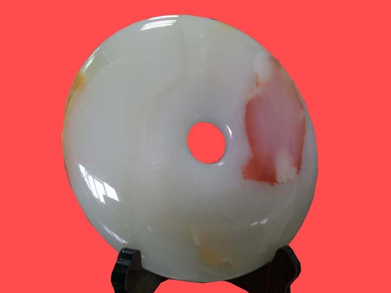 玉器摆件（圆形纯色）