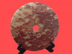 玉器摆件（圆形,斑点）